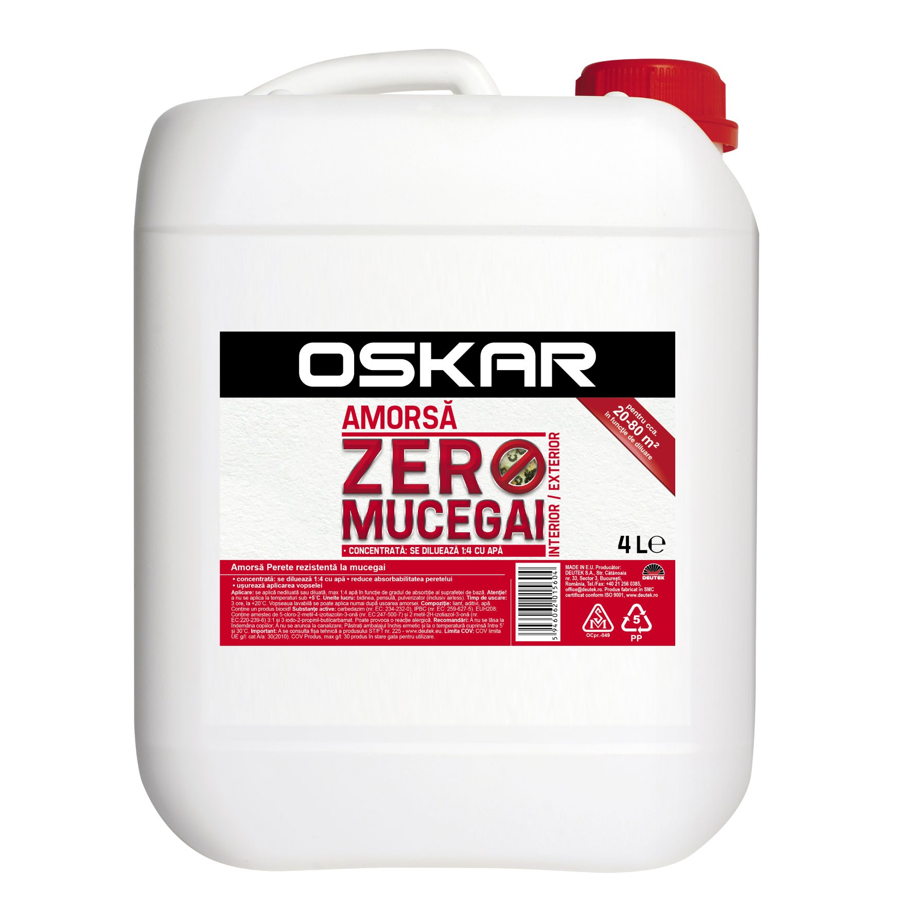 amorsa oskar zero mucegai 4 l